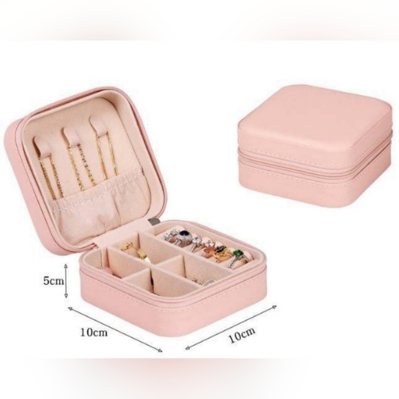 Small Travel Jewelry Box - Pink - Picture 6 of 9